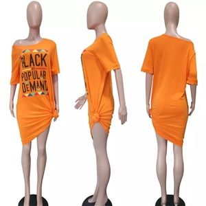 Tshirt summer dress.